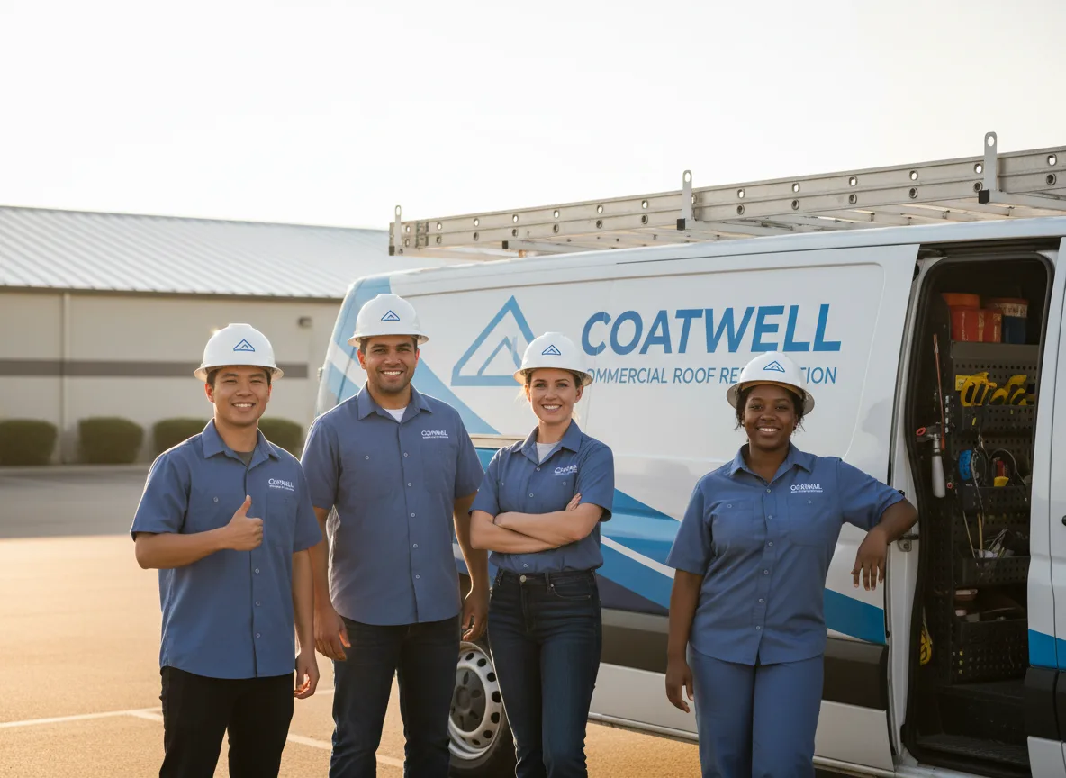 Commercial roof coating company in Montebello, VA